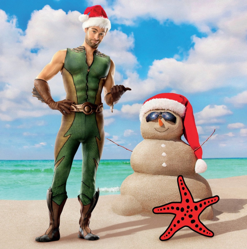 The Deep and his snowman friend.